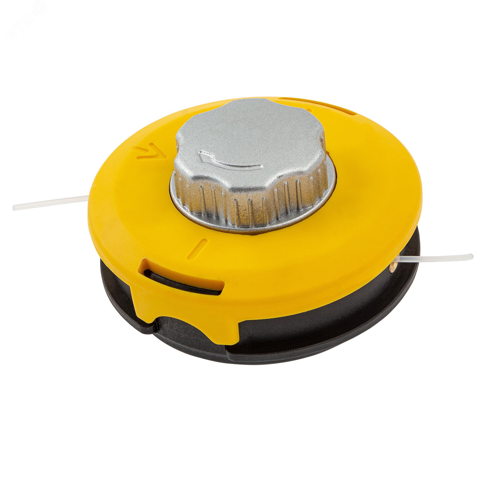 Изображение товара Катушка для мотокосы, полуавтомат.,легкая загрузка лески, гайка M10x1,25, алюм.кнопка (шт)