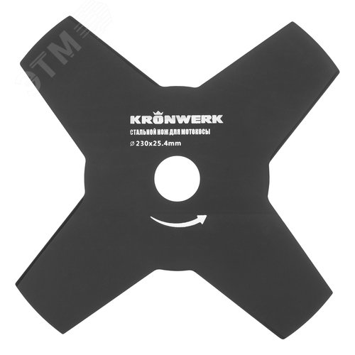 Изображение товара Нож для триммера 230х25,4, 4 лезвия (шт)