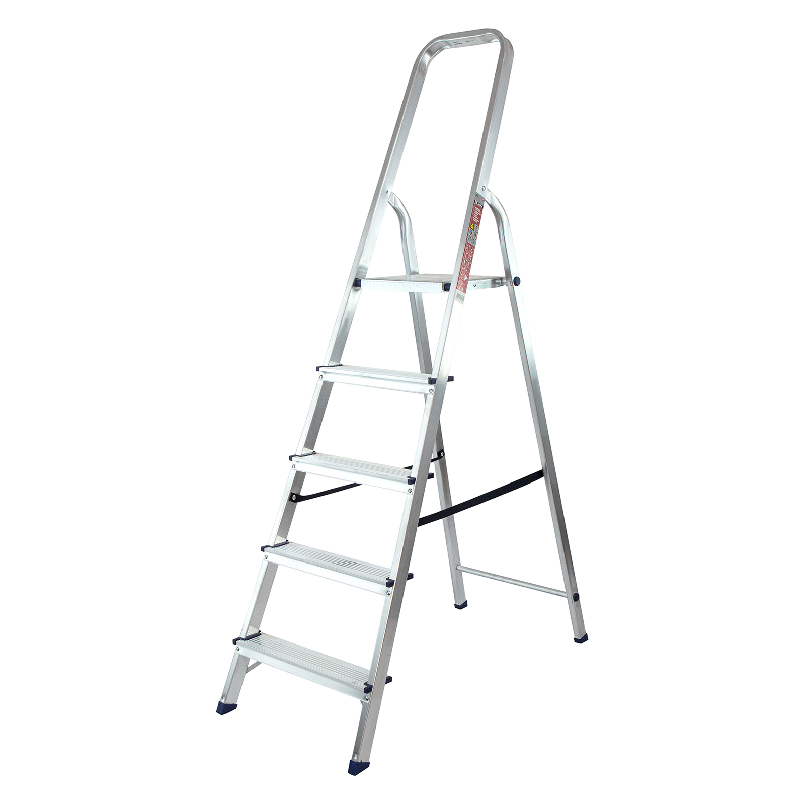 Стремянка, 5 ступени, алюминиевая, Россия