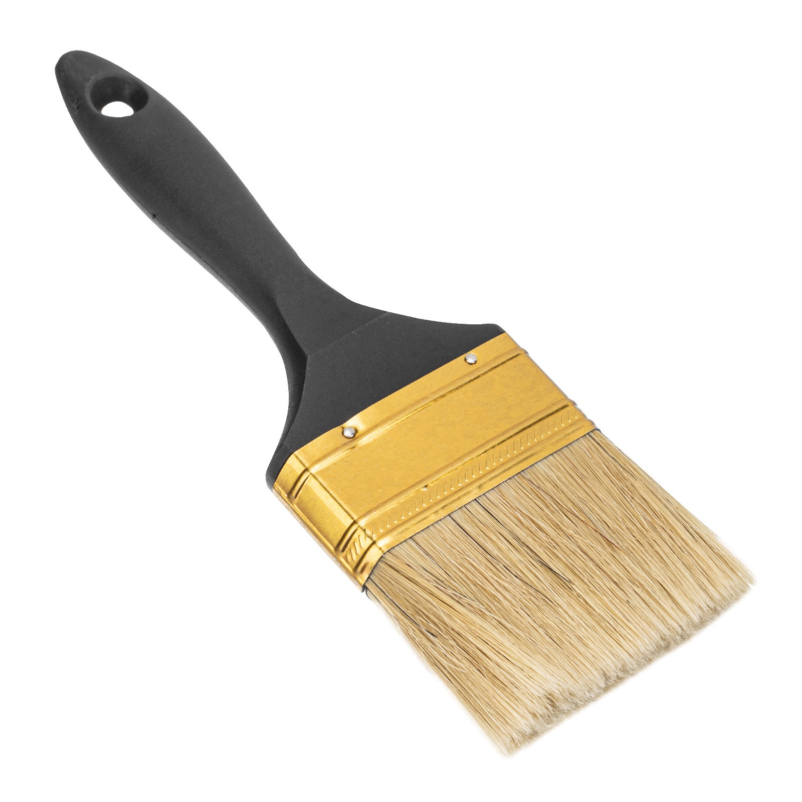 Кисть плоская 'Профи' 3', натуральная щетина, пластмассовая ручка