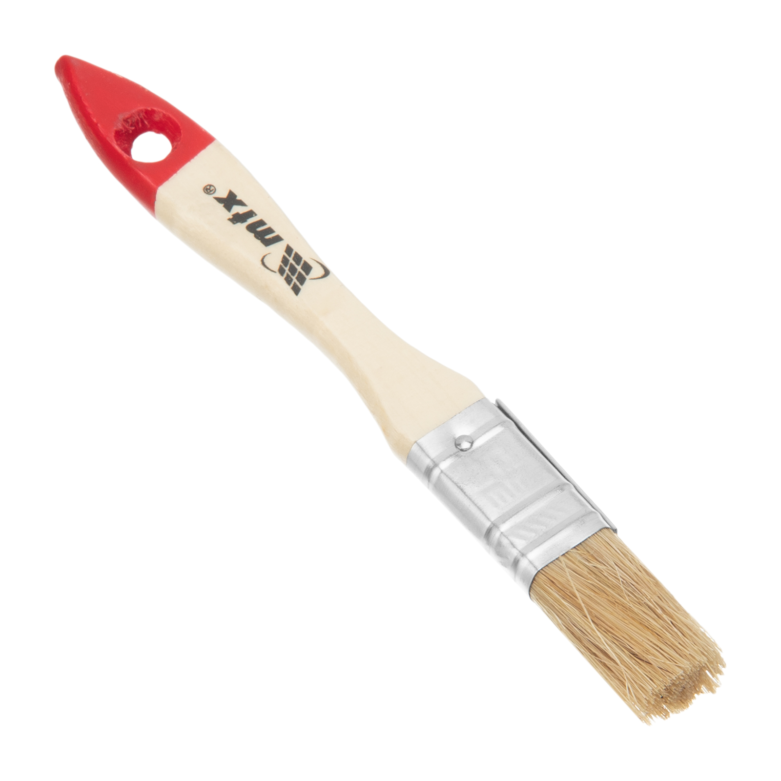 Кисть плоская 'Стандарт' 3/4' (20 мм), натуральная щетина, деревянная ручка