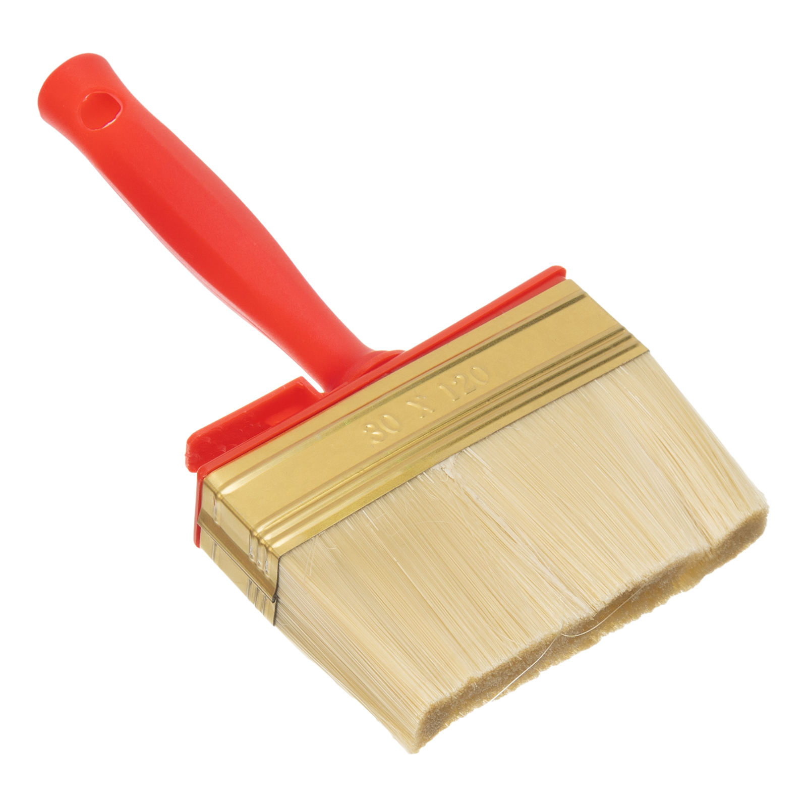 Кисть-ракля, 30 х 120 мм, искусст. щетина, пластмас. корпус, пластмас. ручка