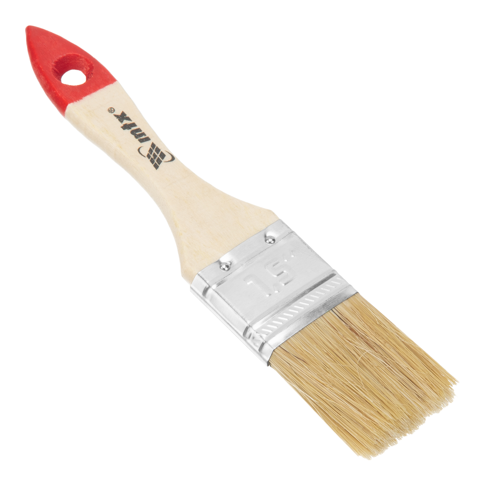 Кисть плоская 'Стандарт' 1,5' (38 мм), натуральная щетина, деревянная ручка