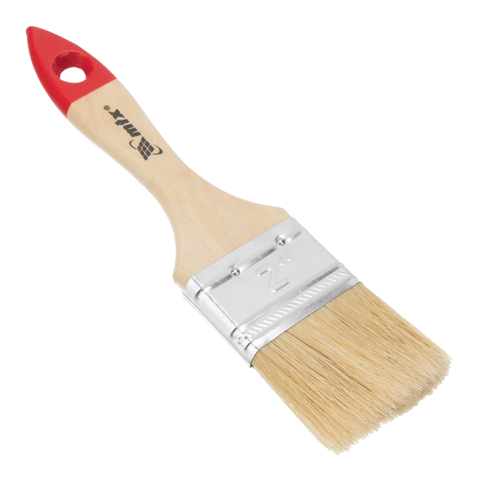 Кисть плоская 'Стандарт' 2' (50 мм), натуральная щетина, деревянная ручка