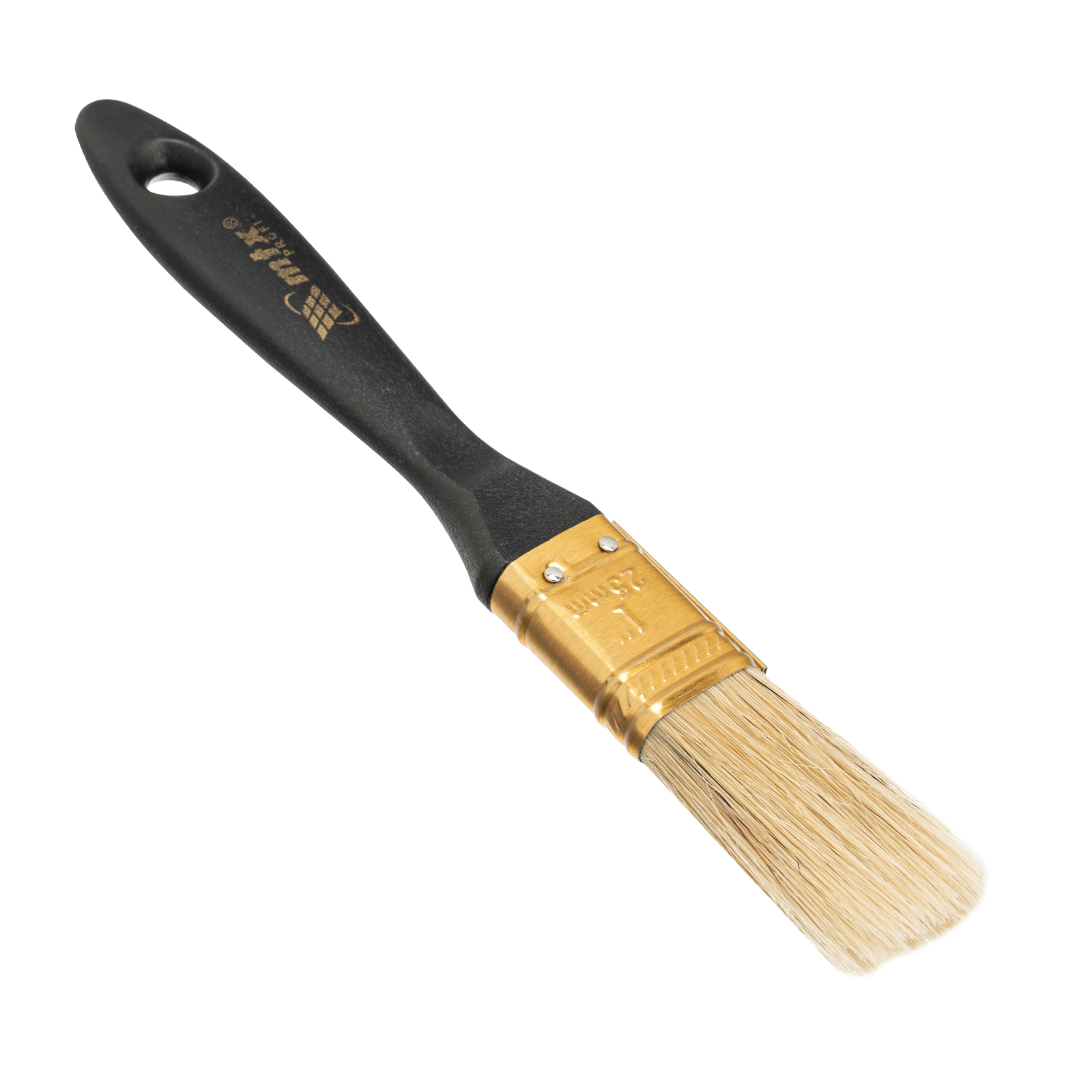 Кисть плоская 'Профи' 1', натуральная щетина, пластмассовая ручка