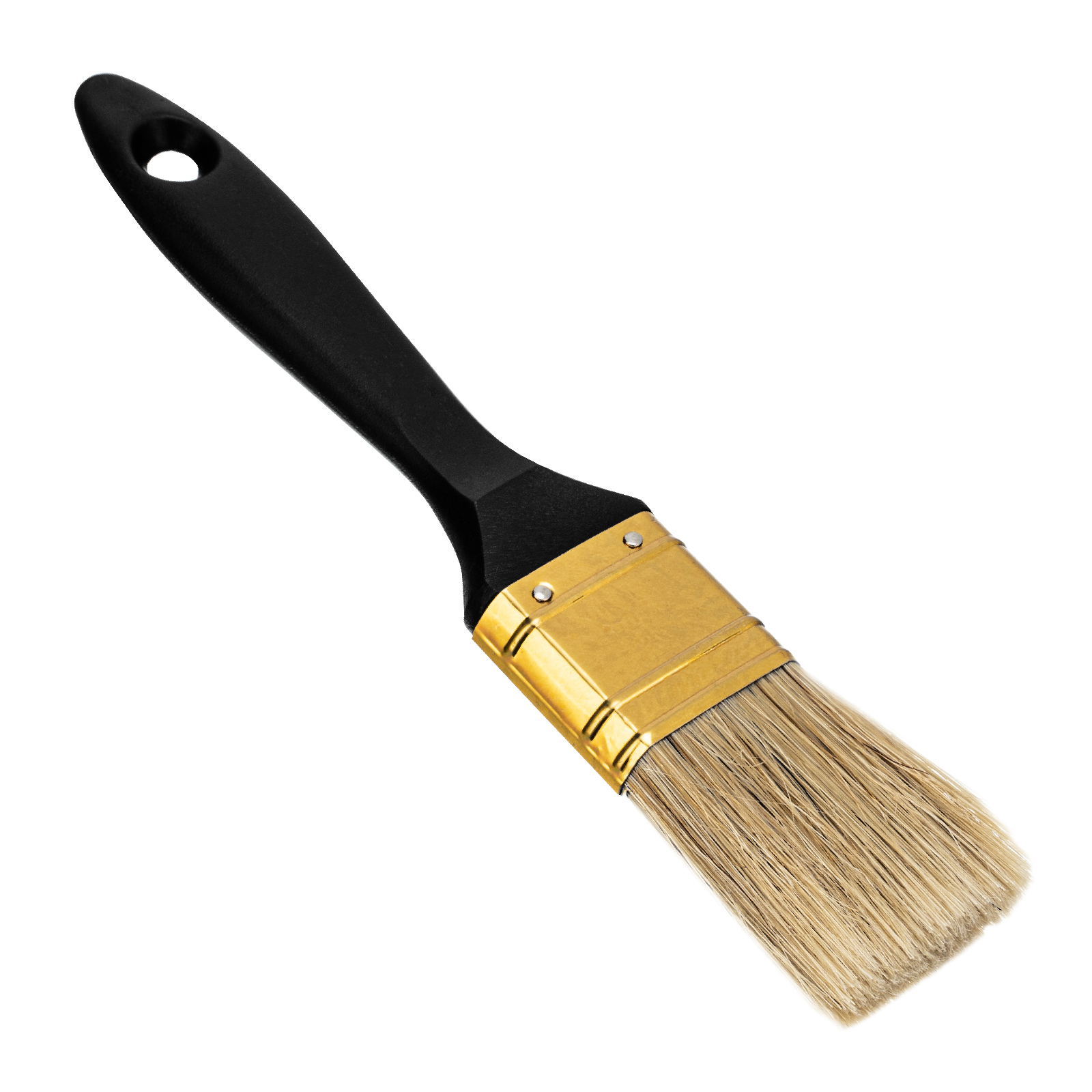 Кисть плоская 'Профи' 1,5', натуральная щетина, пластмассовая ручка