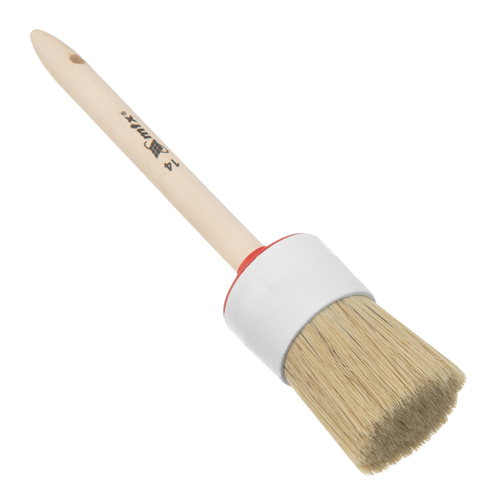 Кисть круглая №14 (50 мм), натуральная щетина, деревянная ручка