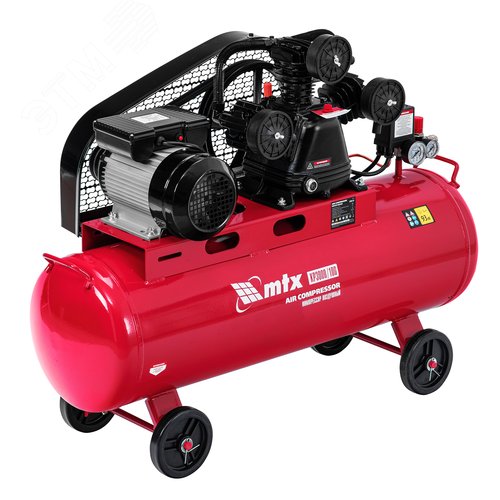 Изображение товара Компрессор воздушный рем. привод КР3000/100 3,0 кВт, 100 литров, 510 л/мин (шт)