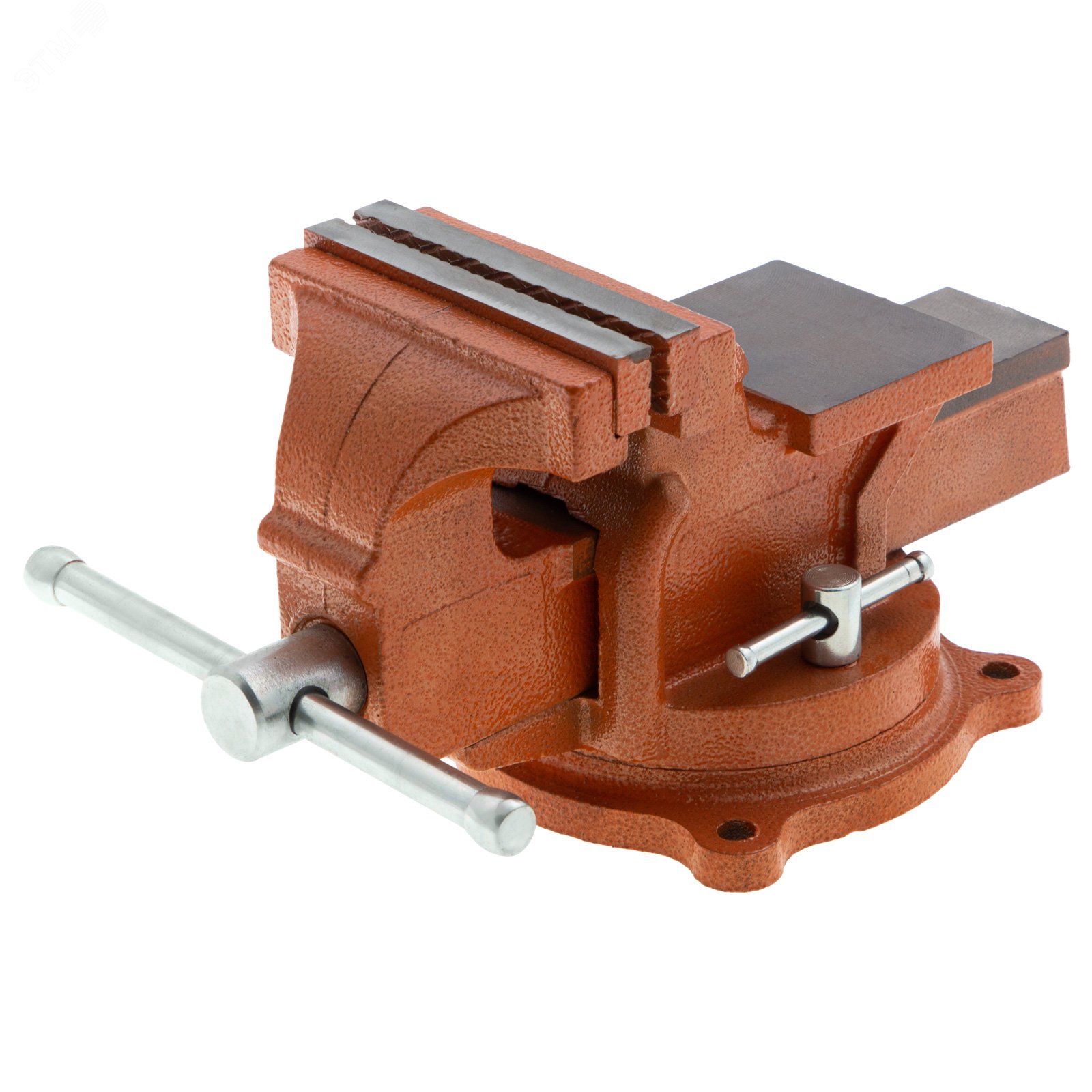 Изображение товара Тиски слесарные, 100 мм, поворотные, с наковальней (шт)