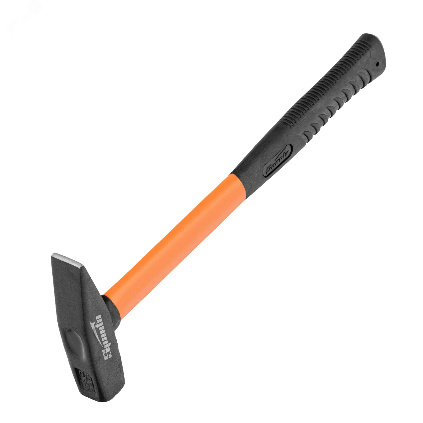 Изображение товара Молоток слесарный, 300 г, фибергласовая обрезиненная рукоятка (шт)