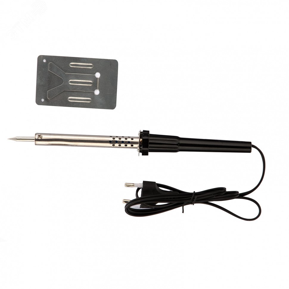 Изображение товара Паяльник Sparta 913108 60 Вт с пластиковой ручкой для ремонта электроники