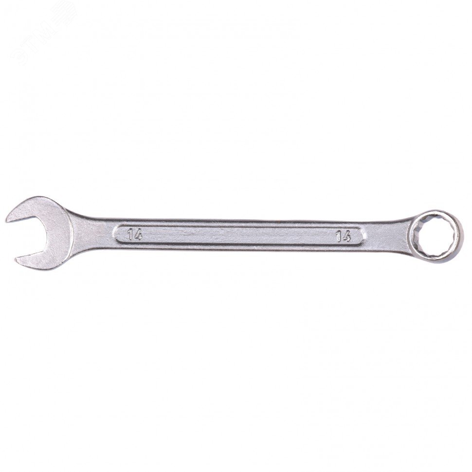 Изображение товара Комбинированный ключ Sparta 14 мм хромированный слесарный монтажный инструмент