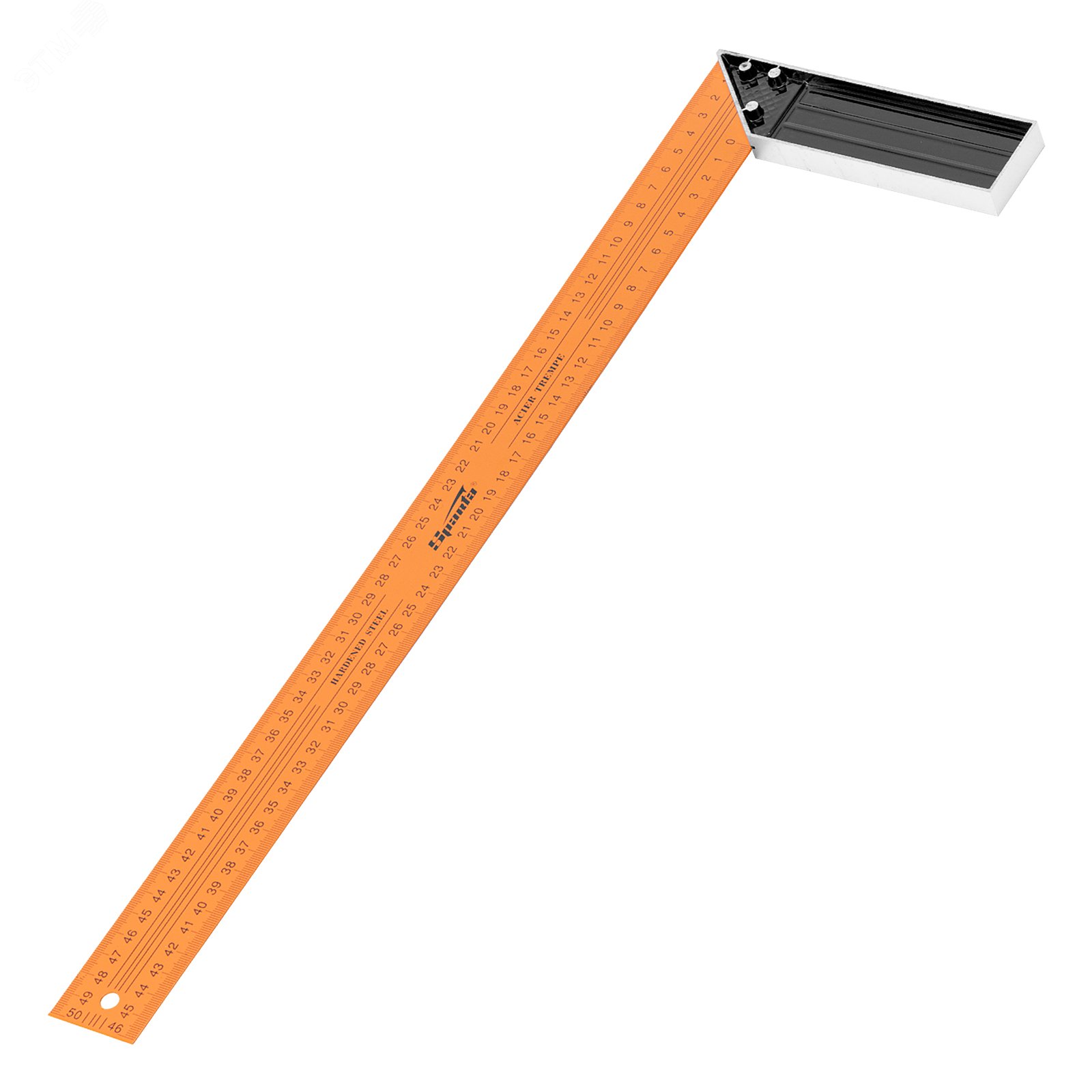 Изображение товара Металлический угольник Sparta 323525 длиной 500 мм для столярных работ