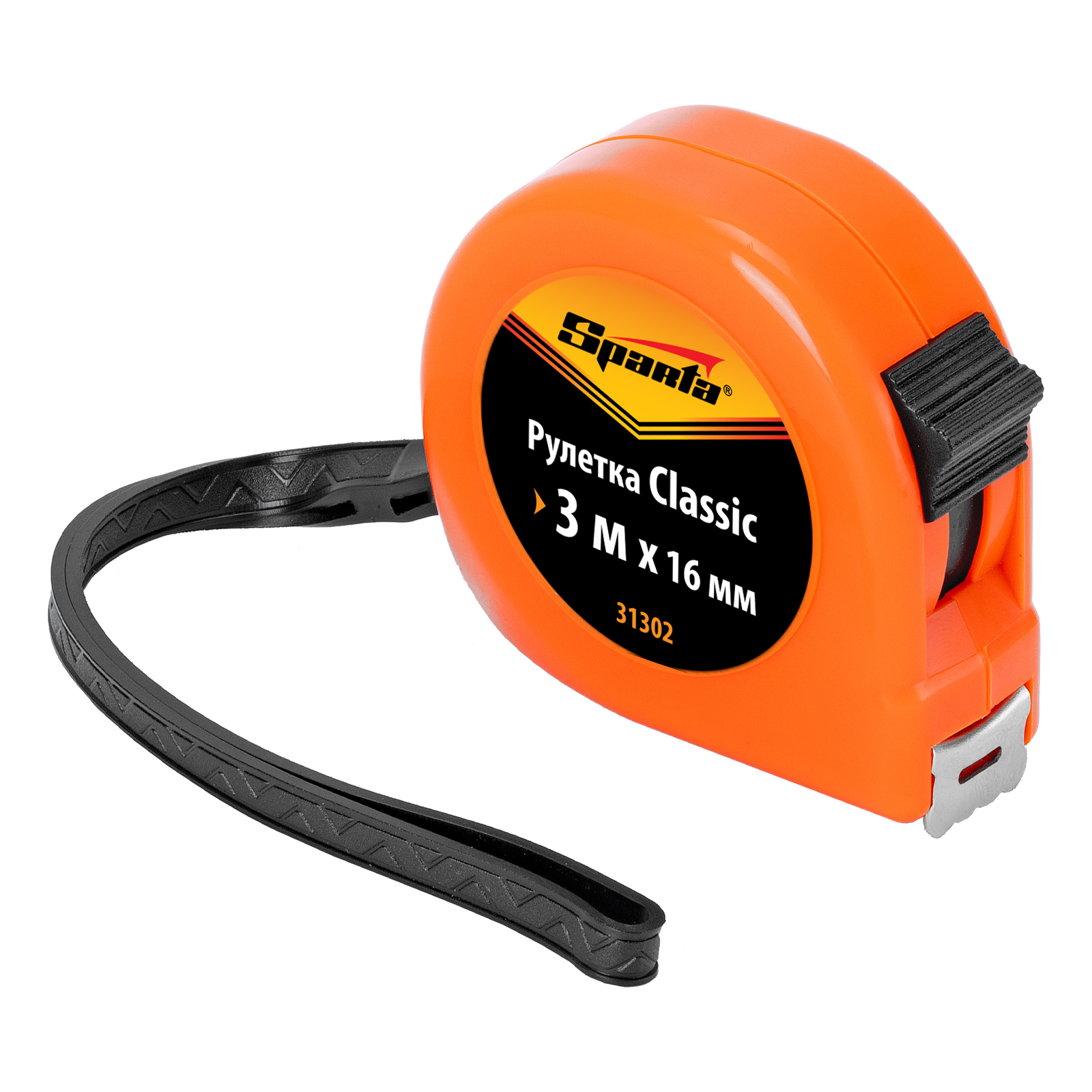 Рулетка Classic, 3 м х 16 мм, пластиковый корпус