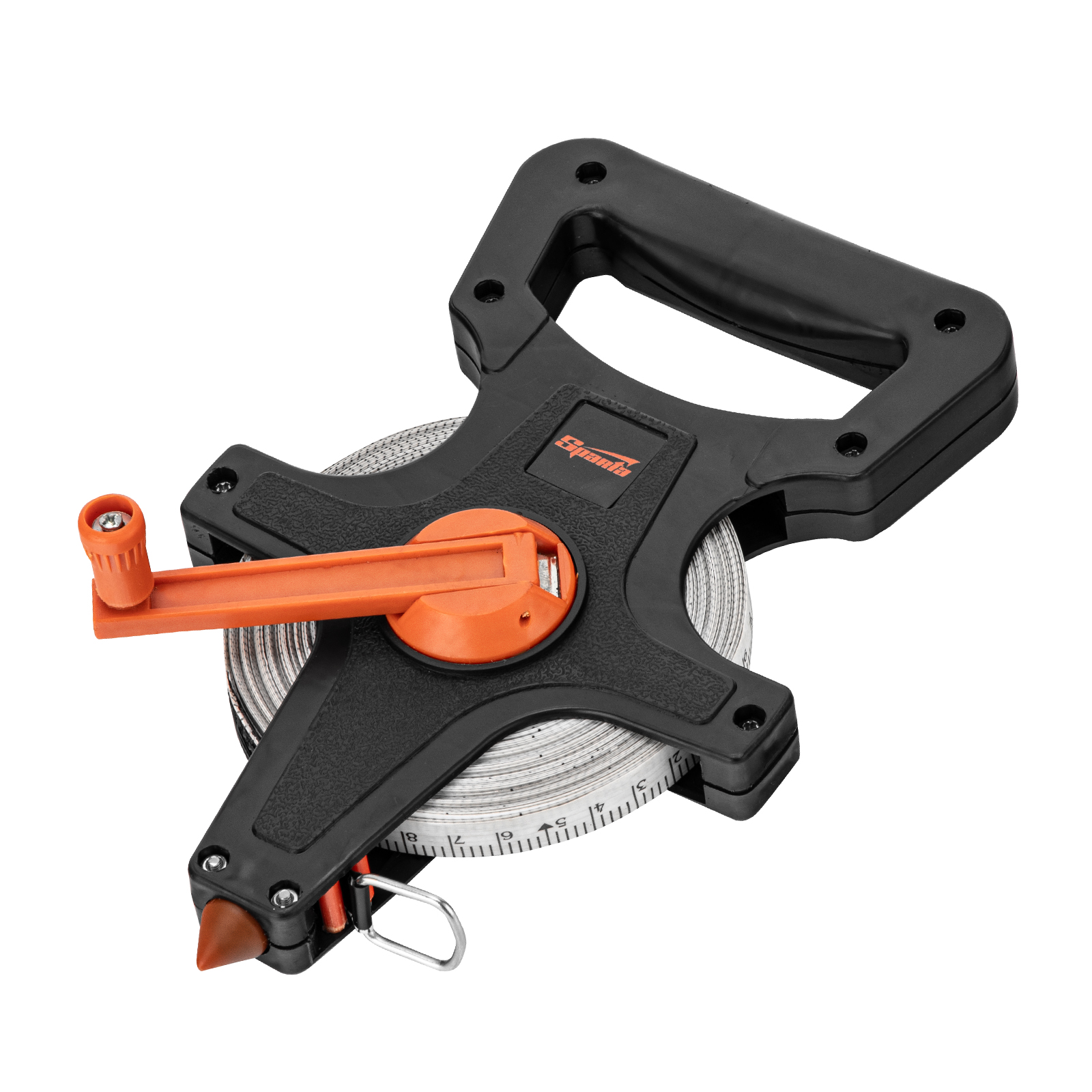 Рулетка геодезическая, 30 м х 12,5 мм, лента ПВХ, открытый корпус