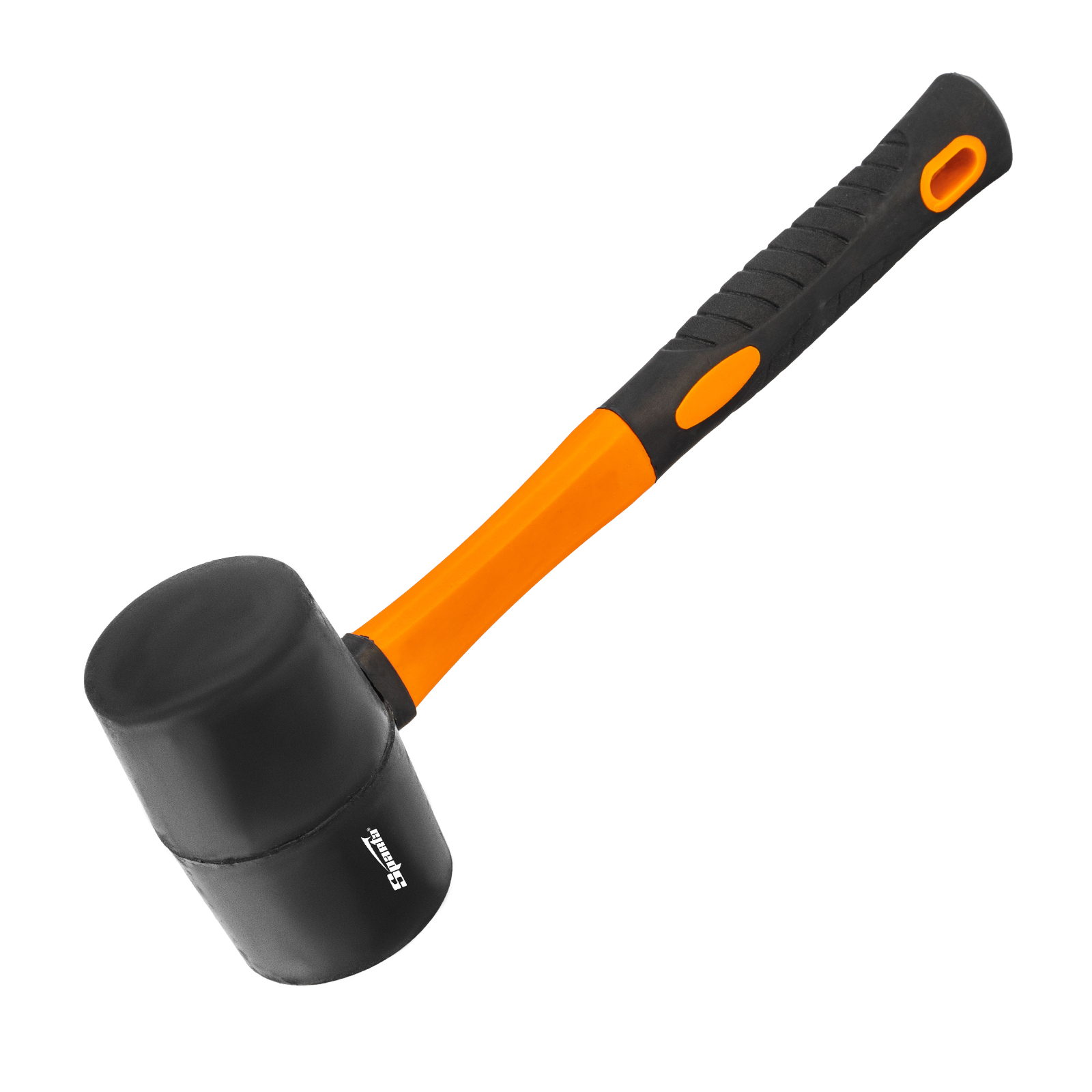 Киянка резиновая, 680г, черная резина, фибергласовая рукоятка