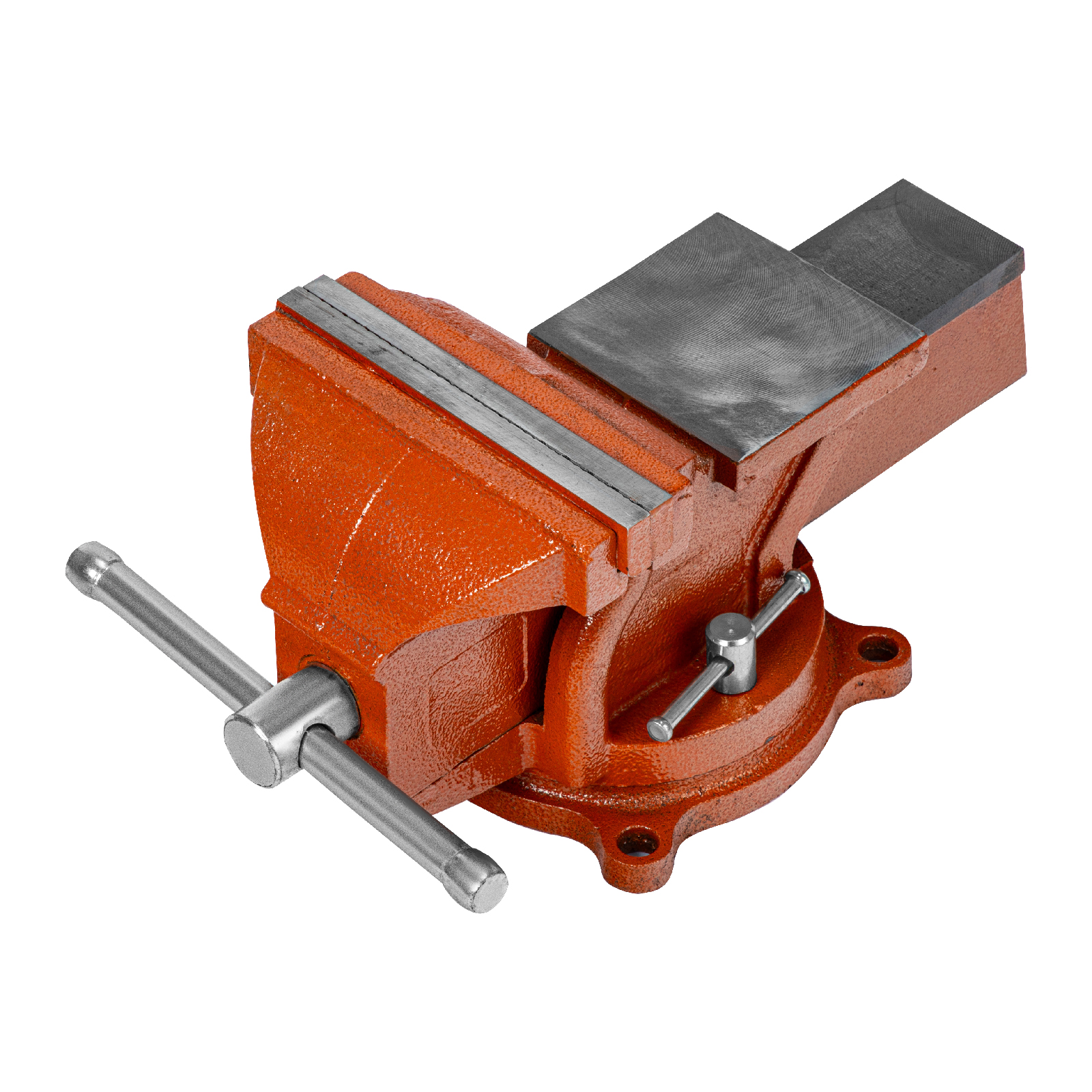 Тиски слесарные, 150 мм, поворотные, с наковальней