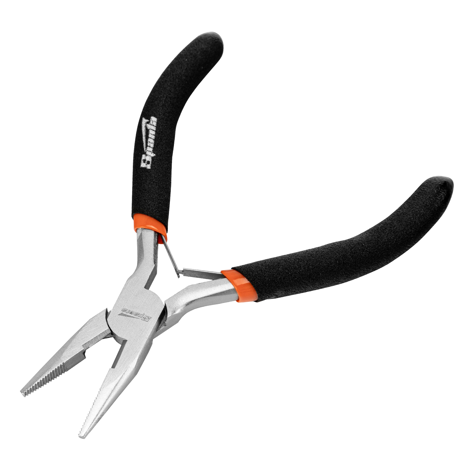 Длинногубцы Mini, 130 мм, никелированные, прямые, авторазжим