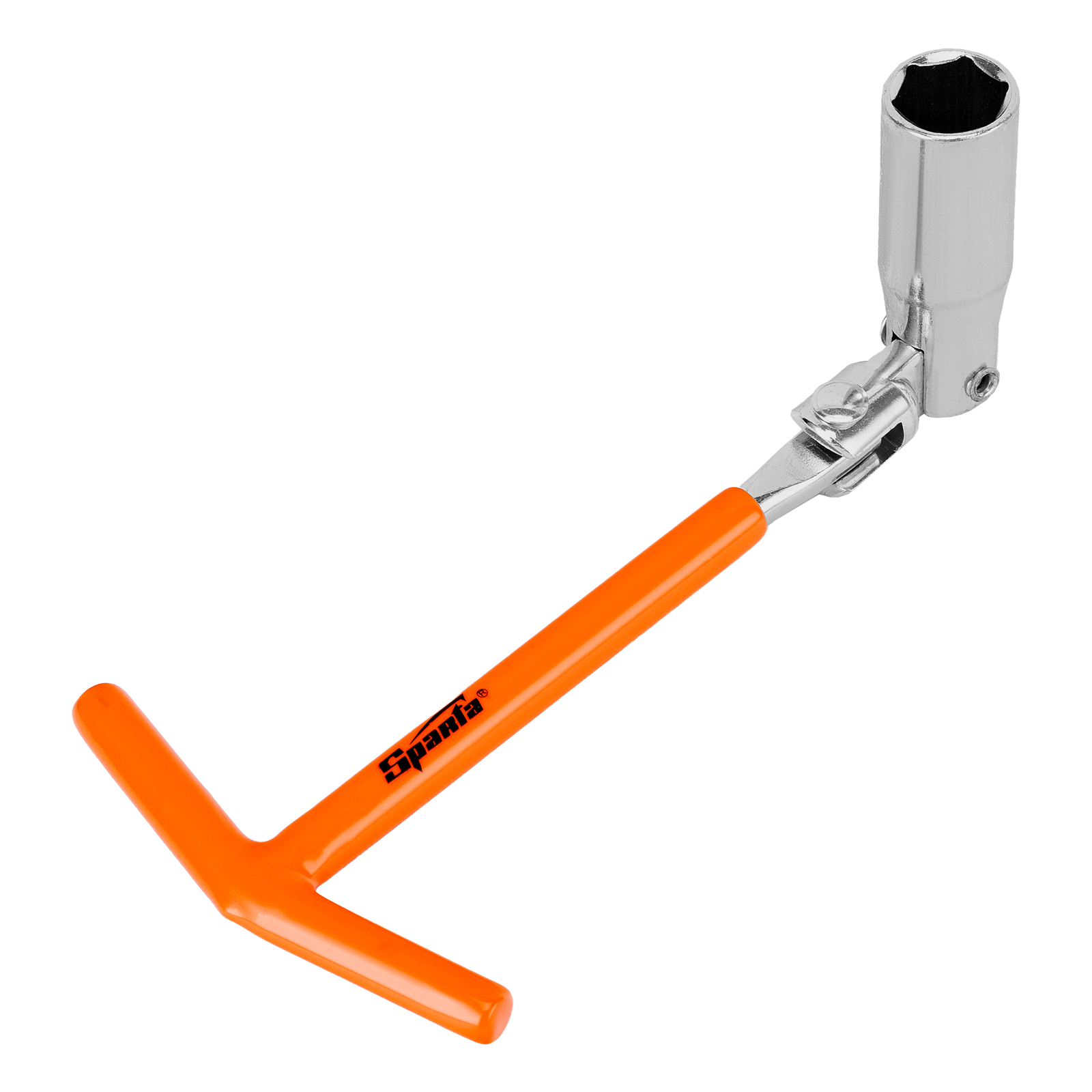 Ключ свечной карданный, 16 мм, с шарниром