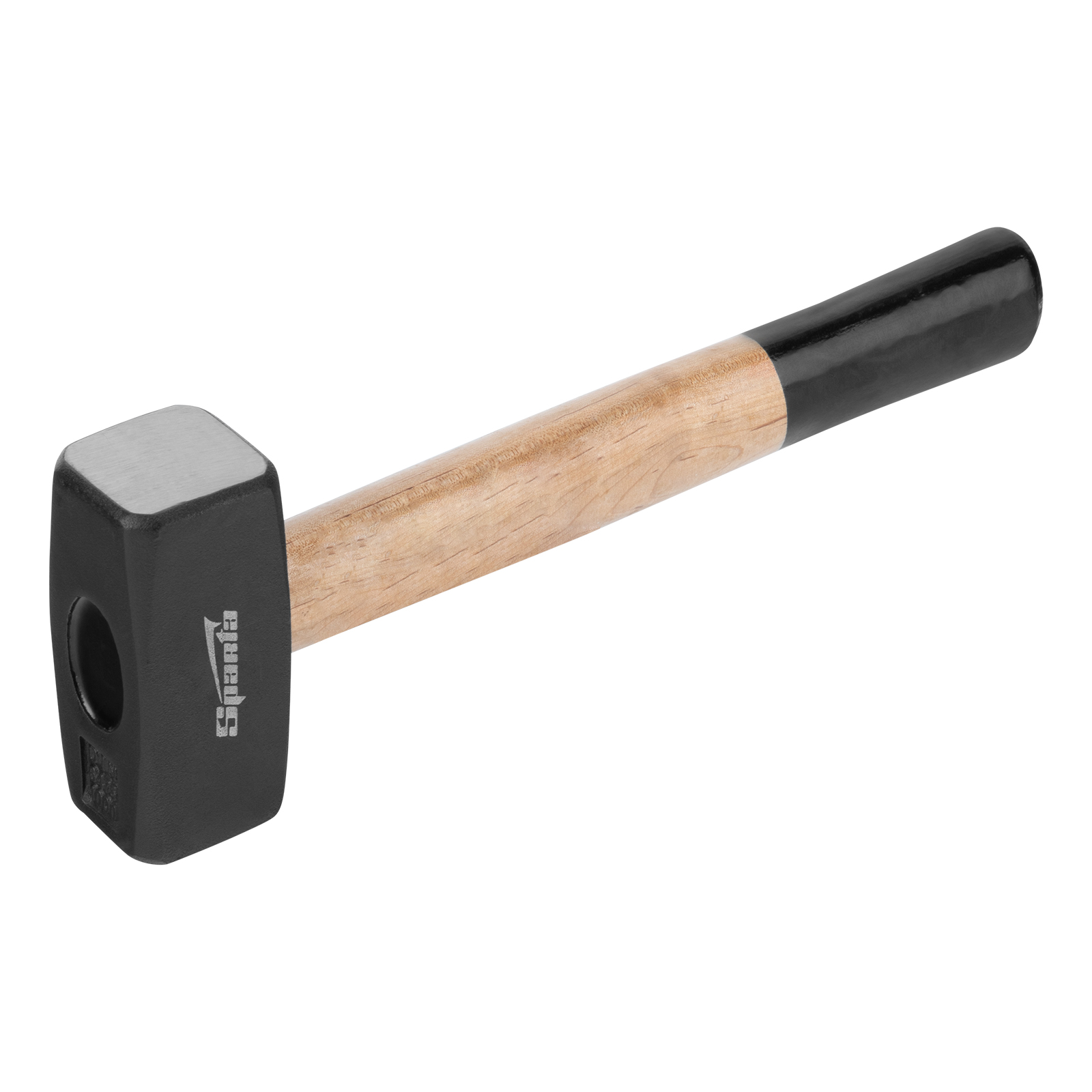 Кувалда, 1000 г, кованая головка, деревянная двухцветная рукоятка