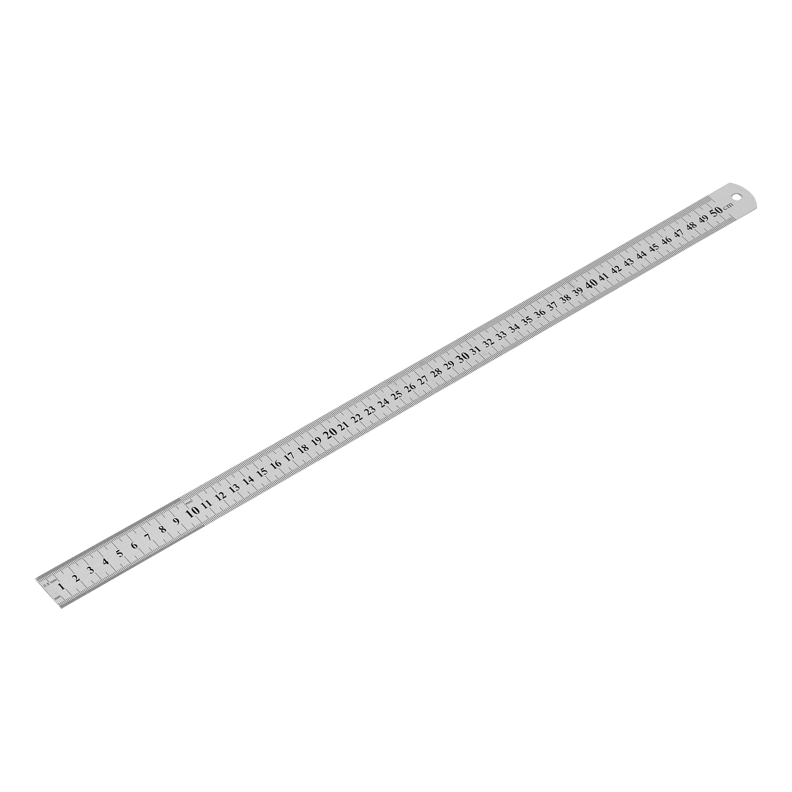 Линейка измерительная, 500 мм, металлическая