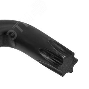 Набор ключей имбусовых TORX 9 шт.: T10,15,20,25,27,30,40,45,50, оксидированные, на кольце - фото 2