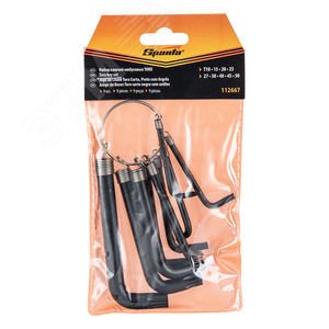 Набор ключей имбусовых TORX 9 шт.: T10,15,20,25,27,30,40,45,50, оксидированные, на кольце - фото 3