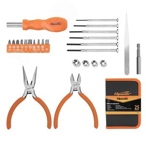 Набор инструментов бытовой, 25 предметов - фото 2