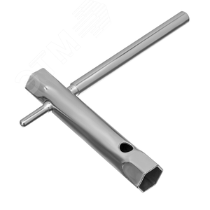 Набор ключей трубчатых торцевых, 8-17 мм, вороток, оцинкованные, 6 шт. - фото 2