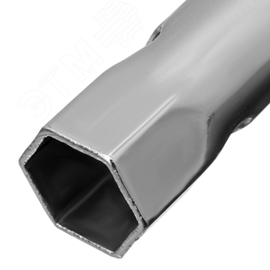 Набор ключей трубчатых торцевых, 8-17 мм, вороток, оцинкованные, 6 шт. - фото 3