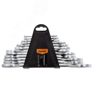 Набор ключей рожковых, 6x32 мм, 12 шт., хромированные - фото 2