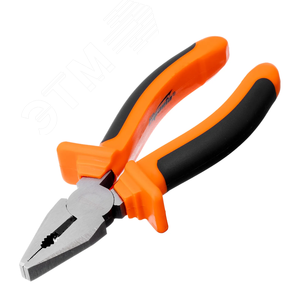 Плоскогубцы, Comfort, 160 мм, комбинированные шлифованные, двухкомпонентные рукоятки - фото 1