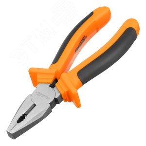 Плоскогубцы, Comfort, 180 мм, комбинированные шлифованные, двухкомпонентные рукоятки - фото 1