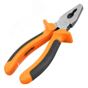 Плоскогубцы, Comfort, 180 мм, комбинированные шлифованные, двухкомпонентные рукоятки - фото 2