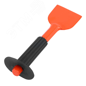 Зубило-конопатка, 210x65 мм, с протектором - фото 2