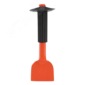 Зубило-конопатка, 210x65 мм, с протектором - фото 3