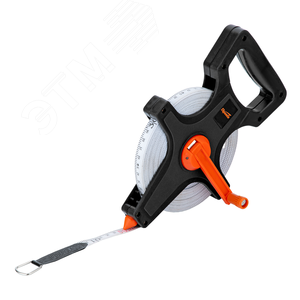 Рулетка геодезическая, 50 м х 12,5 мм, лента ПВХ, открытый корпус - фото 3