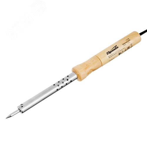 Изображение товара Паяльник с ручкой из дерева, 60 Вт (шт)
