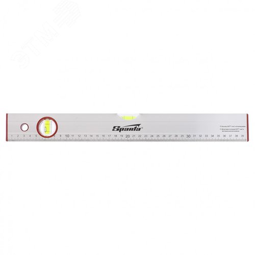 Изображение товара Уровень алюминиевый, 400 мм, 2 глазка, линейка (шт)