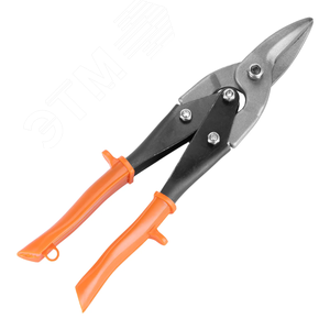 Ножницы по металлу, 250 мм, пряморежущие, обрезиненные рукоятки - фото 2