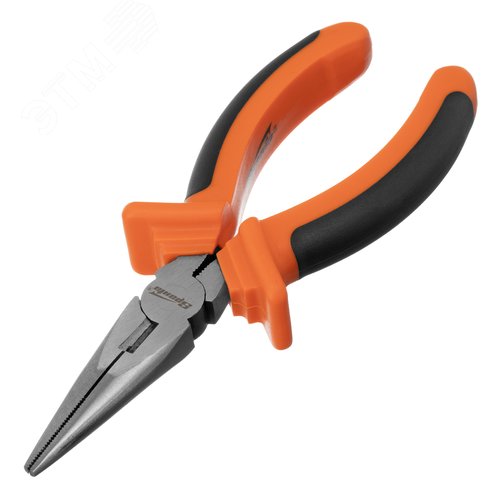 Изображение товара Длинногубцы, Comfort, 160 мм, прямые шлифованные, двухкомпонентные рукоятки (шт)