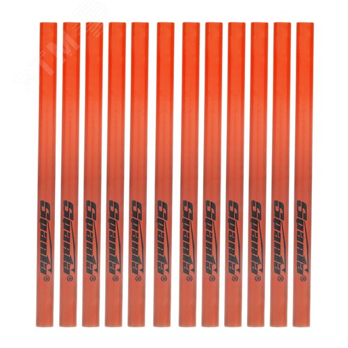 Карандаш малярный, 180 мм, в упаковке 12 шт. - фото 1