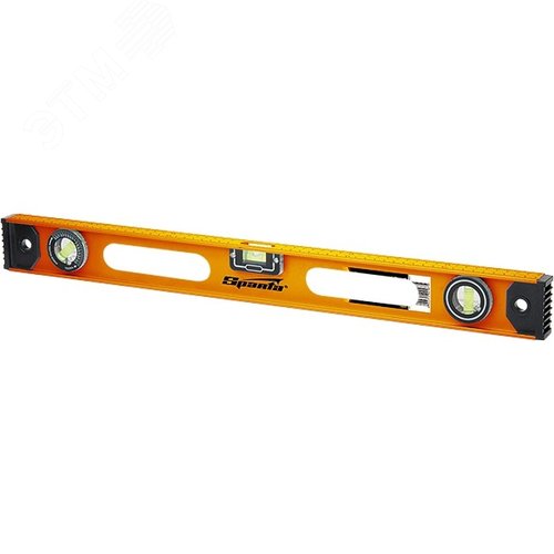 Изображение товара Уровень алюминиевый 'Рельс', 400 мм, 3 глазка (1 поворотный) (шт)