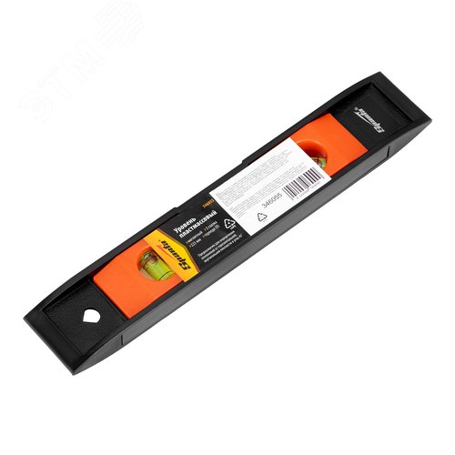 Изображение товара Уровень, 225 мм, 3 глазка, магнитный, пластмассовый 'Торпедо' (II) (шт)