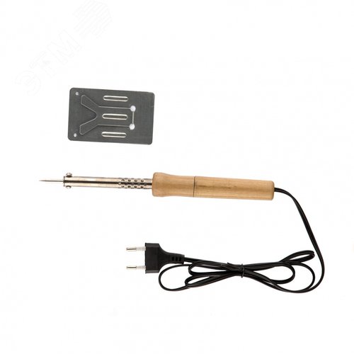 Изображение товара Паяльник с ручкой из дерева, 30 Вт (шт)