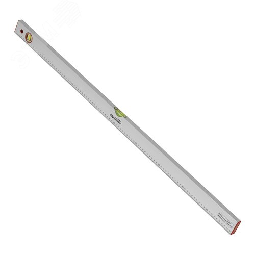 Уровень алюминиевый, 1000 мм, 2 глазка, линейка - фото 2