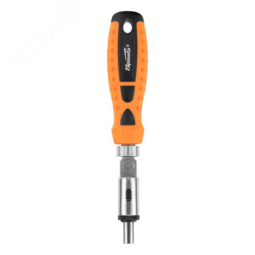 Изображение товара Отвертка-реверс с шарниром + биты, 18 пред., PH + SL + PZ + Torx, CrV, 2к рукоятка (шт)