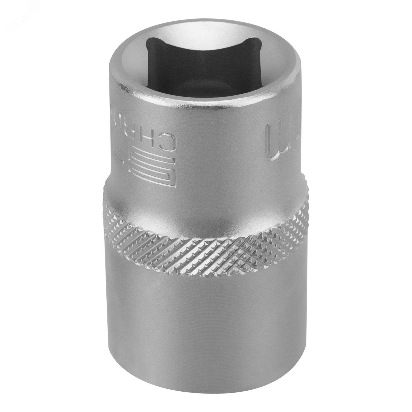 Изображение товара Головка торцевая 17 мм 6-гранная CrV под квадрат 1/2 STELS 13828