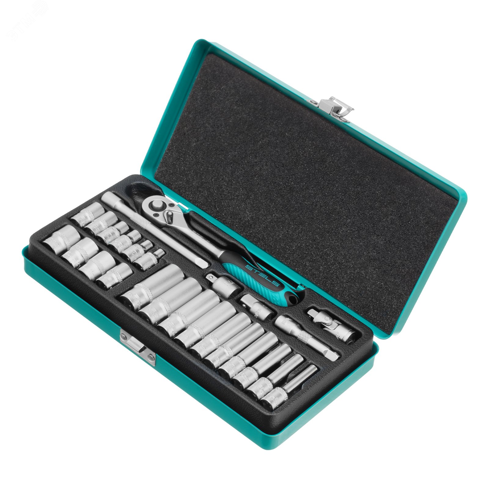 Изображение товара Набор торцевых головок с трещоткой, 1/4', 26 предметов (шт)