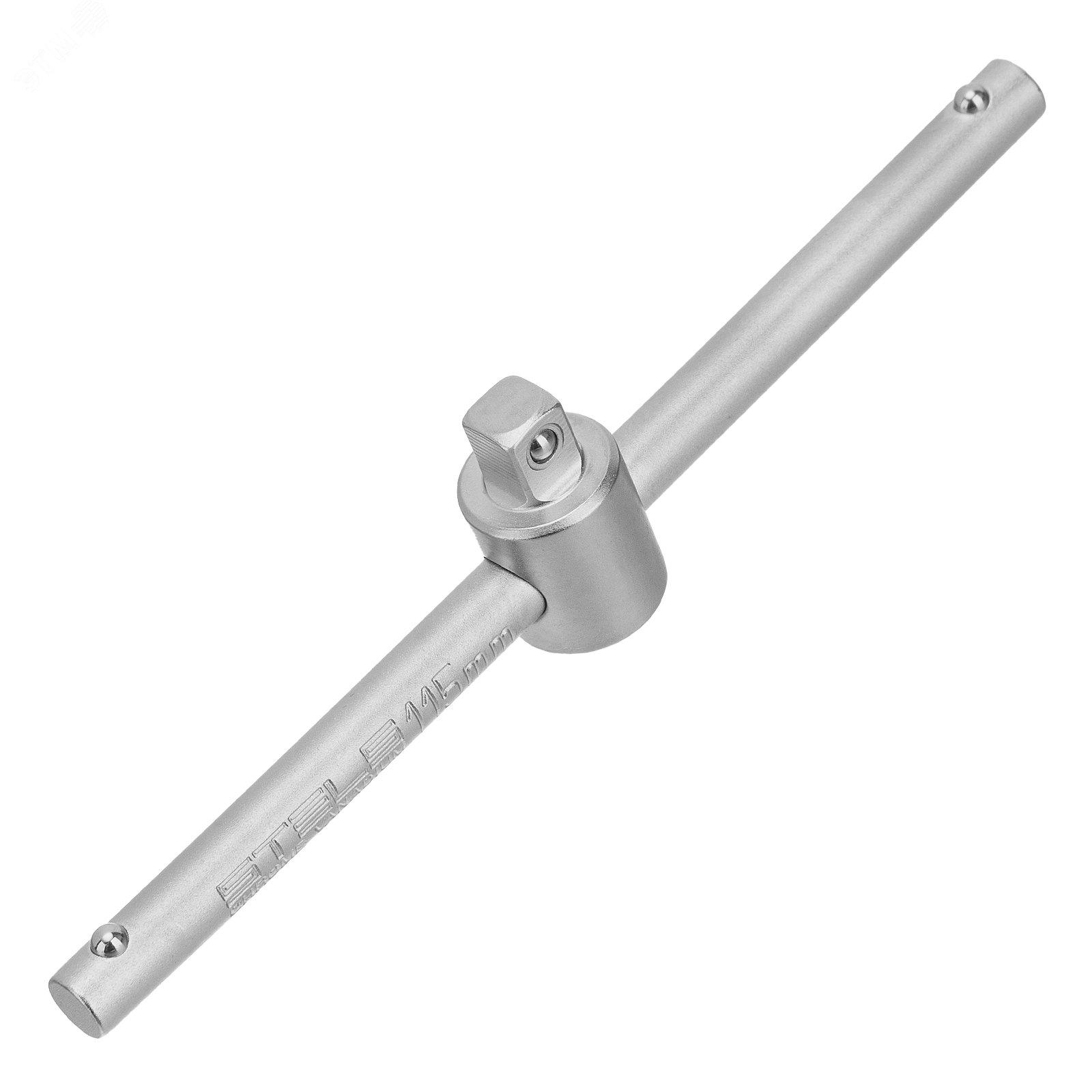 Изображение товара Вороток 115 мм квадрат 1/4 дюйма CrV STELS надежный ручной инструмент